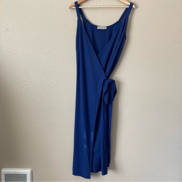 Everlane The Japanese GoWeave Tank Wrap Dress - Picture 2 of 8